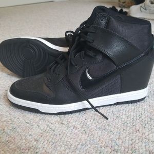 Nike hi top wedge sneaker